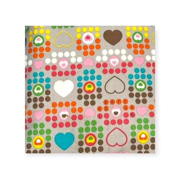 Y2K: LeSportSac ❤︎ Iconic Ripstop Crossbody Bag Handbag ❤︎ Multi Heart Dot Print - Picture 6 of 16